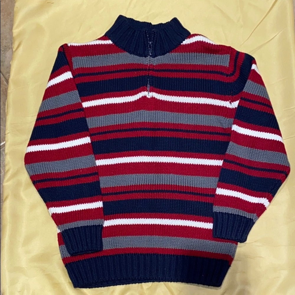 Gymboree boys stripes sweater Sz 7-8